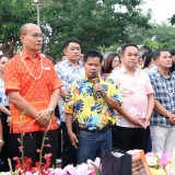 งานสระเกล้าดำหัว นายกเทศมนตรี ประธานสภาเทศบาล และปลัดเทศบาลตำบลสันทราย ประจำปี พ.ศ. ๒๕๖๙