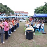 งานสระเกล้าดำหัว นายกเทศมนตรี ประธานสภาเทศบาล และปลัดเทศบาลตำบลสันทราย ประจำปี พ.ศ. ๒๕๖๙
