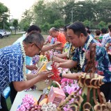 งานสระเกล้าดำหัว นายกเทศมนตรี ประธานสภาเทศบาล และปลัดเทศบาลตำบลสันทราย ประจำปี พ.ศ. ๒๕๖๙