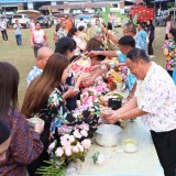 งานสระเกล้าดำหัว นายกเทศมนตรี ประธานสภาเทศบาล และปลัดเทศบาลตำบลสันทราย ประจำปี พ.ศ. ๒๕๖๙