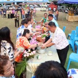 งานสระเกล้าดำหัว นายกเทศมนตรี ประธานสภาเทศบาล และปลัดเทศบาลตำบลสันทราย ประจำปี พ.ศ. ๒๕๖๙