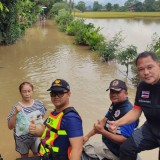 ลงพื้นที่ตรวจสอบเหตุอุทกภัยจากพายุบัวลอย